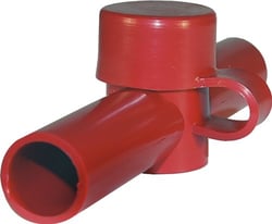 Picture of Blue Sea Systems 4003 Dual Entry Cable Cap Red Up to 2/0 AWG
