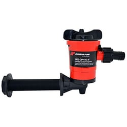 Picture of Johnson Pumps 38103 Cartridge Aerator Pump 1000 GPH 12V 90° Elbow