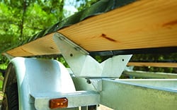 Picture of C.E. Smith 26244GA Pontoon Wing Bracket with 7" Adjustment Slot