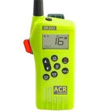 Picture of ACR Electronics 2827 SR203 VHF Survival Radio GMDSS Approved 21 Channel