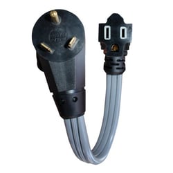 Picture of Voltec Industries 16-00569 30A Male to 15A Female Flat Wire Adapter 12"