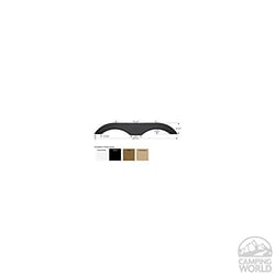 Picture of Icon Pistons 01776 RV Fender 69 3/8" x 9 1/2" Black