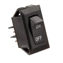 Picture of RV Designer S269 Rocker Switch 10 Amp SPST On/Off Black with Silver Text