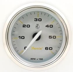 Picture of Faria Instruments 39004 Kronos 4" Tachometer 6000 RPM Gas Inboard I/O