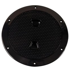 Picture of Beckson Marine DP62-B 6" Non-Skid Screw Out Deck Plate Black