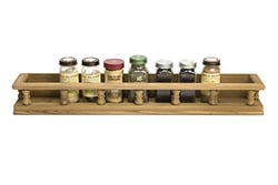 Picture of Whitecap Industries 62438 Teak Large Spice Rack 15-Bottle Marine Storage