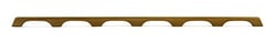 Picture of Whitecap Industries 60110 Teak Handrail 6 Loops 63 Inch