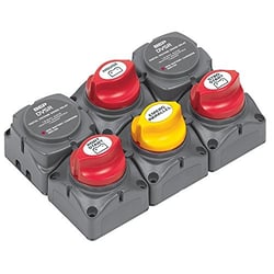 Picture of BEP Marine 717-140A-DVSR Battery Distribution Cluster Twin Outboard 3 Banks