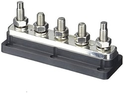 Picture of BEP Marine 777-BB5S-650 Heavy-Duty 5-Stud Busbar with Cover