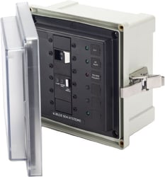Picture of Blue Sea Systems 3119 Enclosed ELCI Main Circuit Breaker Panel 50A 120/240V