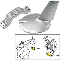 Picture of Tecnoseal 21106AL Anode Kit for Yamaha 200-300 HP Outboards Aluminum