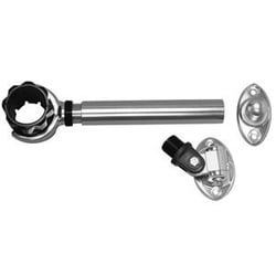 Picture of RUPP Marine PAK-0006 Threaded Antenna Support 6" Flat Mount 4-Way Base 1.5" Collar