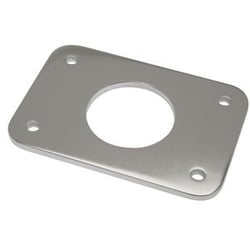 Picture of RUPP Marine 17-1526-23 Top Gun Backing Plate 2.4" Hole Anodized Aluminum