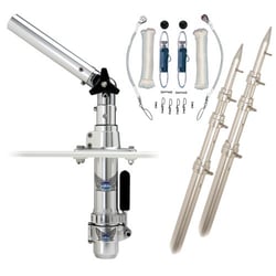 Picture of RUPP Marine RAD-TPGN-15T Classic Top Gun Outrigger Kit with 15' Telescoping Poles and Rigging