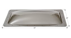 Picture of Icon Pistons 12117 SL1430 Standard RV Skylight 14x30 Smoke Tint