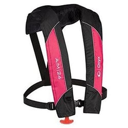 Picture of Onyx Outdoors 132000-105-004-14 A/M-24 Automatic/Manual Inflatable Life Jacket Pink