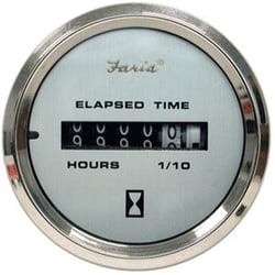 Picture of Faria Instruments 19020 Kronos 2" Hourmeter 10,000 Hours 12-32VDC