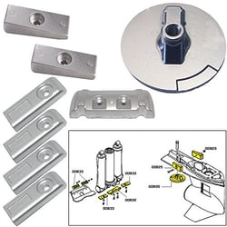 Picture of Tecnoseal 20816 Anode Kit for Mercury Verado 6 Outboard - Zinc with Hardware