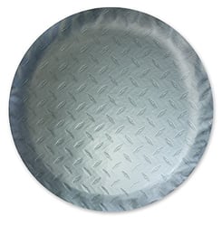 Picture of Adco Products 9751 Diamond Plated Steel Vinyl Spare Tire Cover Silver