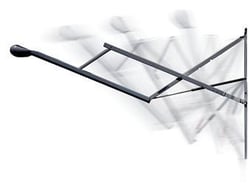 Picture of Carefree R001642WHT Travel'r RV Awning Arm Assembly - Right Side Motor Mount - White