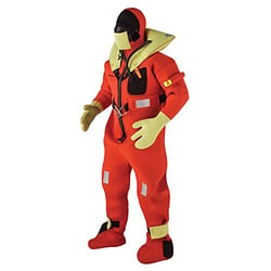 Picture of Kent Sporting Goods 154100-200-004-13 Commercial Immersion Suit USCG/SOLAS Universal Orange