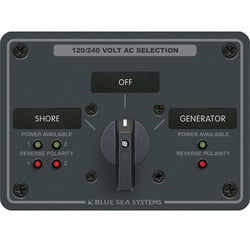 Picture of Blue Sea Systems 8386 AC Rotary Switch Panel 30A 2-Position 4-Pole