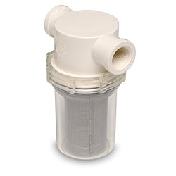 Picture of Shurflo 253-221-01 3/4" Raw Water Strainer with Bracket and Fittings