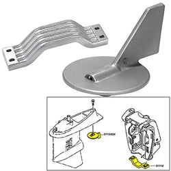 Picture of Tecnoseal 21101AL Anode Kit for Yamaha 150-200 HP Outboard Aluminum