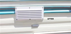 Picture of Leisuretime Products DV35W Dent Vent Cover 3" x 5.5" White RV Body Repair