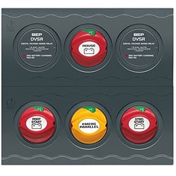 Picture of BEP Marine CC-803N Battery Management Contour Connect Panel Dual Engine with VSR