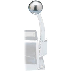 Picture of RUPP Marine 03-1226-23S Silver Control Knob for Morse Controls 3/8-24 Thread