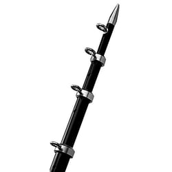 Picture of Taco Metals OT-0442BKA15 15' Telescoping Outrigger Poles Black Silver