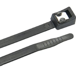 Picture of Ancor 199276 8" UV Black Self-Cutting Cable Ties 20-Pack