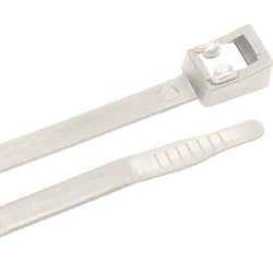 Picture of Ancor 199274 8" Natural Self-Cutting Cable Zip Ties 20-Pack