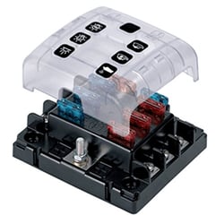 Picture of BEP Marine ATC-6W Marinco ATC 6-Way Fuse Holder With Cover and Link