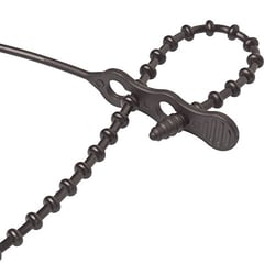 Picture of Ancor 199286 8-Inch Beaded Cable Ties Black 15-Pack