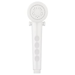 Picture of Dura Faucet DFSA135WT RV Handheld Shower Wand with Water-Saving Trickle Valve Switch - White