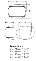 Picture of Hella 980520901 NaviLED Side Navigation Light Kit Black