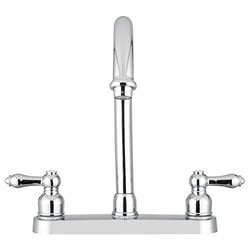 Picture of Dura Faucet DFPK340LCP Non-Metallic Hi-Rise RV Kitchen Faucet Chrome Finish