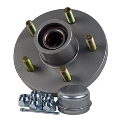 Picture of C.E. Smith 13515 Pre-Greased Trailer Hub Kit 5-Lug 1-3/8" to 1-1/16" Tapered Spindle 1750 lb