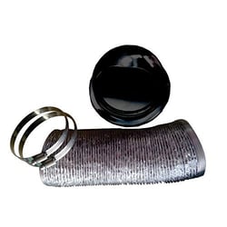Picture of Pinnacle 181065 Outside Vent Kit Black for RV Clothes Dryers