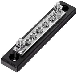 Picture of Sea-Dog Line 4267101 Screw Terminal Buss Bar 5 Terminals Tin Plated Brass