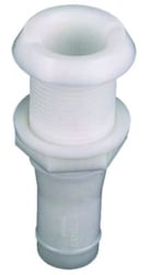 Picture of Perko 0301DP6A 1-1/8" Thru-Hull Fitting for Hose Narrow Flange Plastic