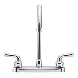 Picture of Dura Faucet DF-PK330HC-CP J-Spout RV Kitchen Faucet Chrome Polished