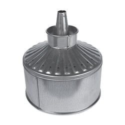 Picture of WirthCo 94469 12 Quart Galvanized Steel Funnel with 11" Center Spout