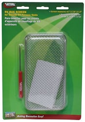 Picture of Valterra A101300VP RV Furnace Vent Screen Rectangle Stainless Steel