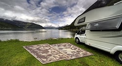 Picture of Ming's Mark HC8117 Reversible Patio Mat 8' x 11' Camo Brown Deer Pattern