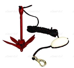 Picture of Attwood Marine 11969-4 Grapnel Anchor System 3.5 lb with Rope and Storage Bag