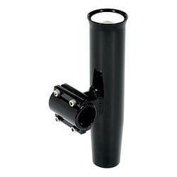 Picture of Lee's Tackle RA5203BK Clamp-On Rod Holder Black Aluminum Horizontal Mount
