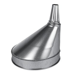 Picture of WirthCo 94465 6 Quart Galvanized Steel Funnel with 10" Side Spout